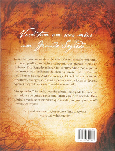 Imagem 2 de 2 de Livro O Segredo - Rhonda Byrne
