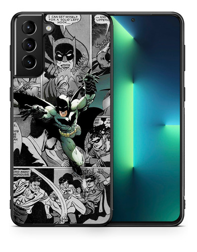 Funda Galaxy Batman Vintage Comic Tpu Dc Tpu 