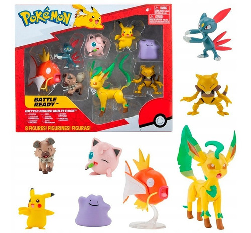 Pokemon Multipack Pikachu + Jigglypuff + Leafron + Abra