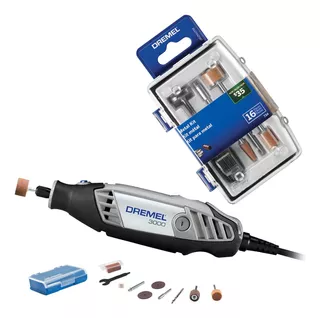 Dremel 3000 Mototool 130w Con Accesorios + Kit Giratorio 734