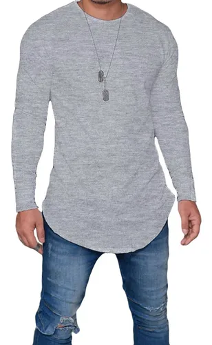 Camisa Longline Gladiadora Swag Camiseta Oversized Masculina