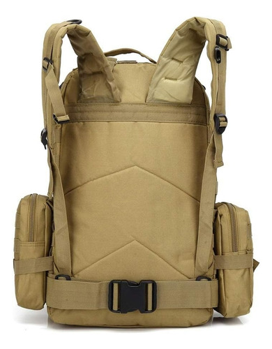 Mochila Táctica Militar Desmontable 50 Litros 3 Piezas