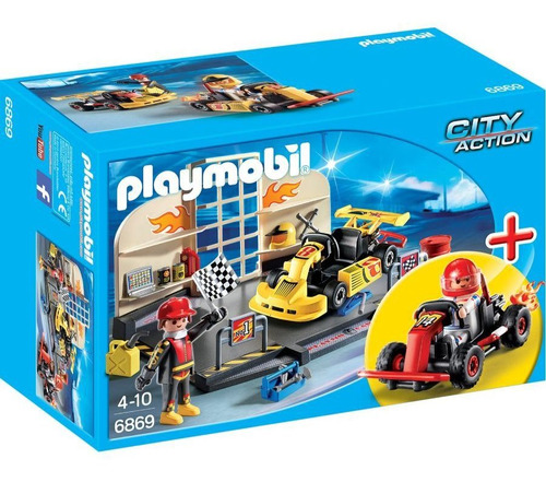 Playmobil Taller De Carros De Carrera