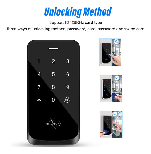 Teclado De Control De Acceso Con Apertura De Cerradura Ip67