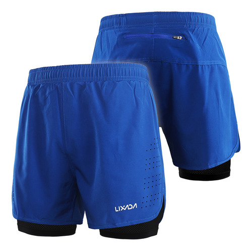 Pantalones Cortos Deportivos De Forro Largo Para Correr, Sec