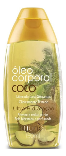 Óleo De Coco Para O Corpo Muriel 150ml