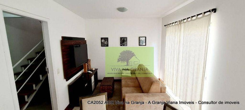 Imagem 22 de 30 de Casa Em Condomínio Charmoso, Privativo, Seguro Com Localização Privilegiada - Ca2052