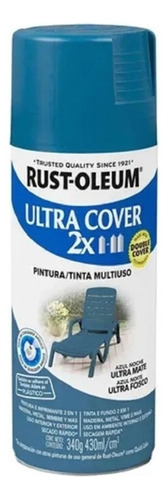 Aerosol U.cover 2x Azul Ultra Mate Rust Oleum