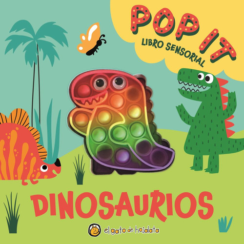 Pop It Libro Sensorial Dinosaurios - El Gato De Hojalata
