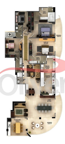 Imagem 16 de 17 de Mount Everest Itapema, Apartamento A Venda Itapema Meia Praia, Meia Praia Itapema - Ap00109 - 32462469