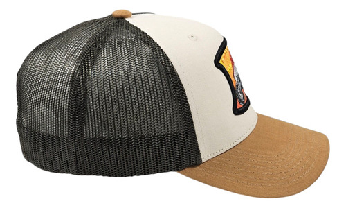 Gorra Vaquera Malla Monchos Caps Monster Truck 3d Beige Único