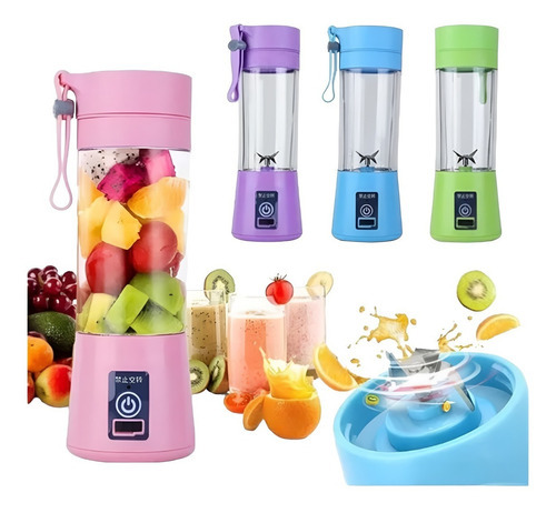 Mini Liquidificador Portátil Shake Suco Juice Cup com Cabo Usb