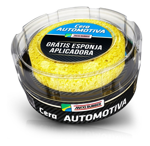 Cera Profissional Automotiva 200g Maxi Rubber