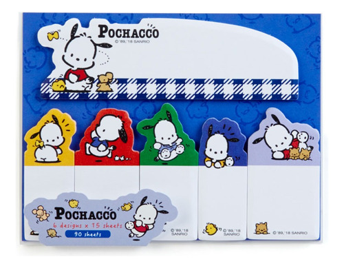 Pochacco Block Notas Adhesivas Papeleria Kawaii Sanrio Kitty