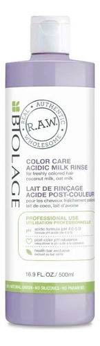 Leche Acida Color Care X 500ml Raw Matrix