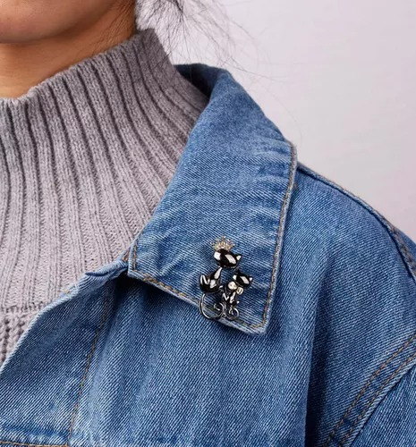 Broche Pin Prendedor Diseño De Gato