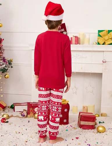Conjunto De Pijamas Navidad Juego Para Familiares Y Parejas