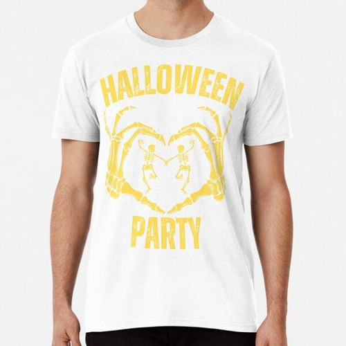 Remera Fiesta De Halloween Bailando Esqueletos - Halloween A