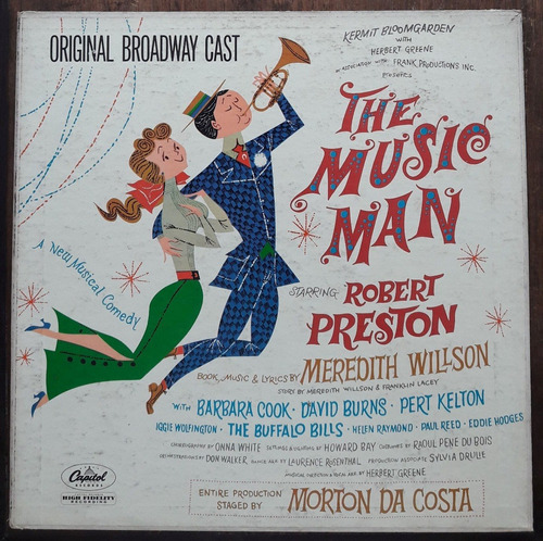 Lp Vinil (vg+) Meredith Willson The Music Man Original Broad