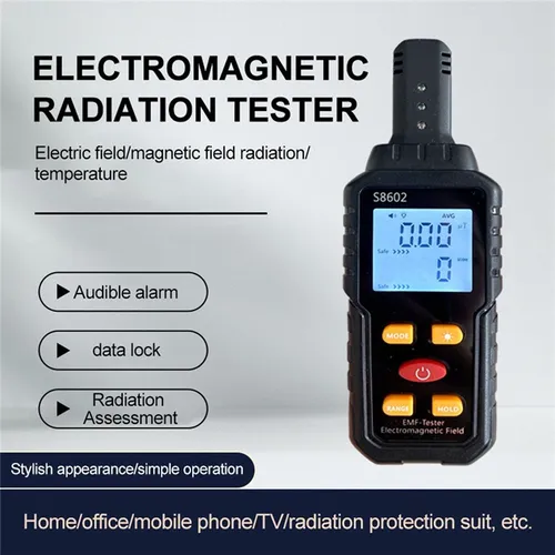 Contador De Dosímetro De Radiación 3 En 1 Geiger Emf Meter A