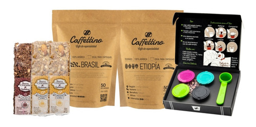 Imagen 1 de 1 de Kit Tentación África Nespresso Con Barras Crocantes