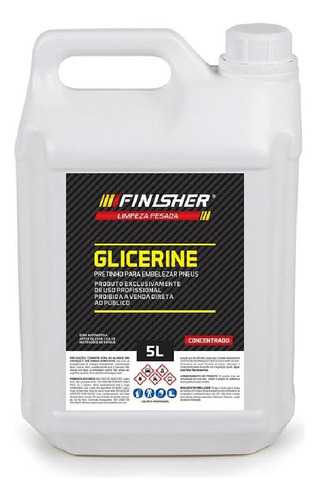 Pretinho Para Pneus Concentrado Glicerine Finisher 5l