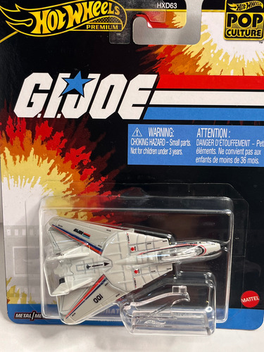Hot Wheels G.i. Joe F-14 Tomcat Gris 1:64 2024 Gris