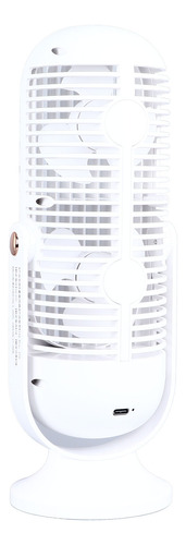 Ventilador De Mesa Con Conector Usb Portátil, 5 Marchas, Sil