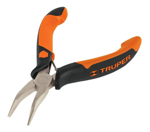 Imagen 2 de 6 de Pinza De Punta Curva Acero 12 Cm 4 Pulgadas Acero Truper