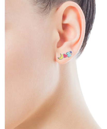 Pendientes Tous Nit De Acero Y Esmalte 4 Motivos