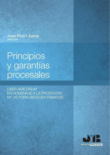 Principios Y Garantías Procesales. - Joan Picó I Junoy