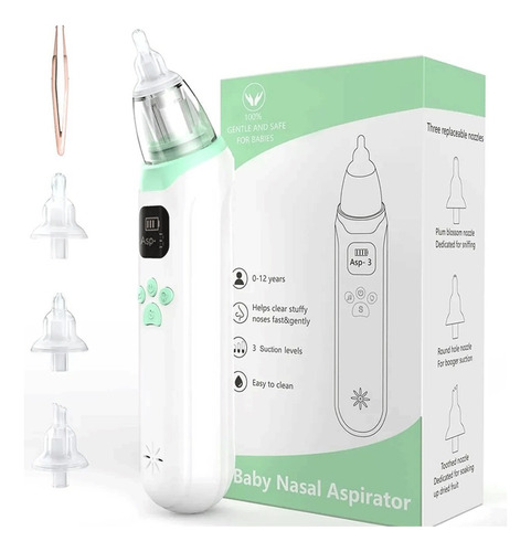 Aspirador Nasal Eléctrico For Bebés Succionador De Nariz