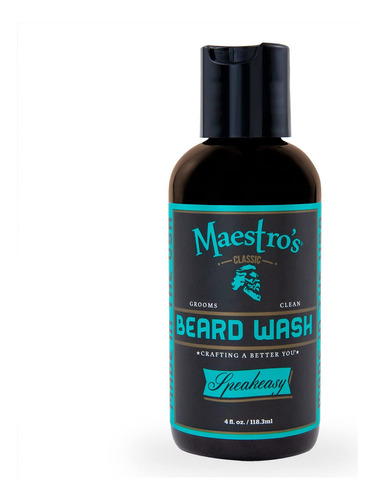 Maestro's Classic Beard Wash - Limpiador Suave Y Totalmente