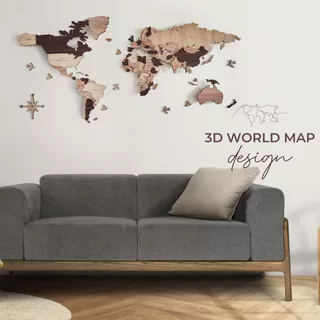 Mapamundi Madera World Map Design