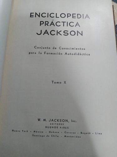 Enciclopedia Práctica Jackson Tomo X