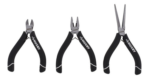 Juego De 3 Pinzas De Precision Husky Pliers Set