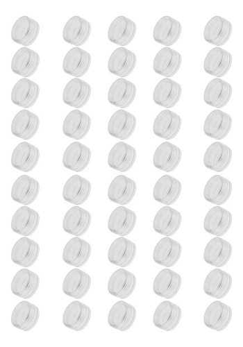 150x Maquillaje Transparente Tarro Cosmético Contenedor