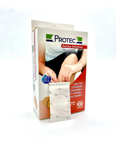Paquete De Curitas Redondos Protec Leukoplast Medical Tape