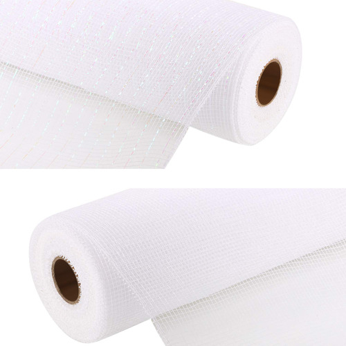 2 Rollo Papel Aluminio Metalico Malla Navidad 10 X 30 Pie