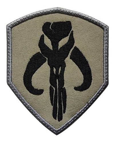 Parche Bordado Boba Fett Star Wars Mandalorian Skull Patch