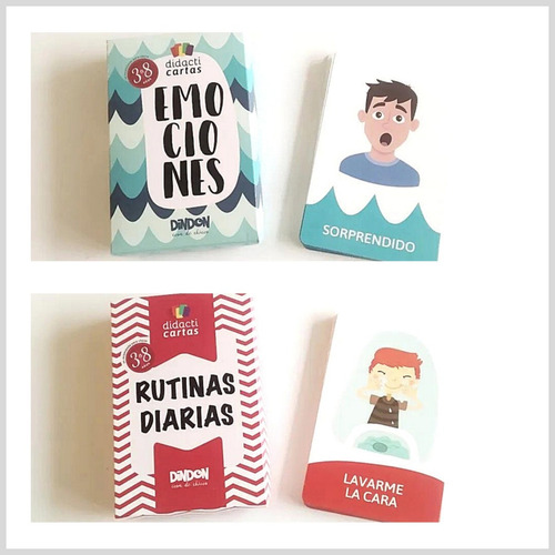 Cartas Didácticas Para Niños De Emociones Y Rutinas Diarias