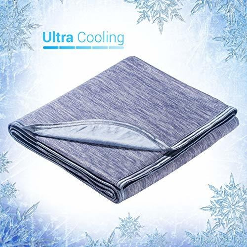 Manta de enfriamiento 100/% Algod/ón Manta Fina Suave contra C/álido Manta de Viaje Manta de Doble Cara para Adultos y ni/ños Rosado, 170 * 130 Elegear 2 en 1 Microfibre Manta autoenfrigerante