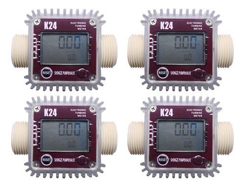 Medidor De Flujo De Combustible De Turbina Lcd K24 Digital 4