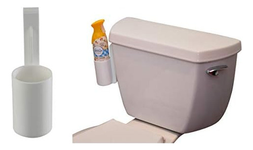 White Air Freshener Spray Holder For Home Bathroom Fits...