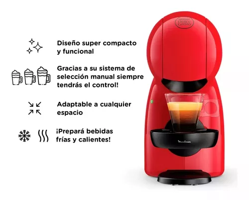 Cafetera Moulinex Dolce Gusto Piccolo Xs Pv1a0558 220v Color Red