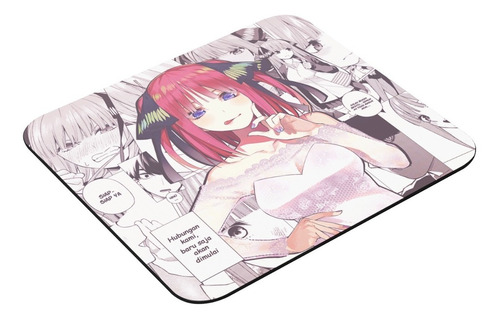 Mouse Pad 23x19cm Anime Nino Nakano Go Toubun No Hanayome