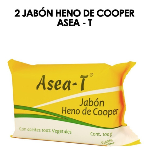 2 Jabón Heno De Cooper Asea - T