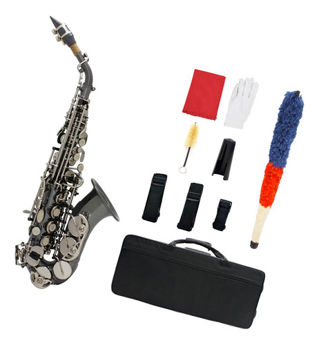 Cepillo Limpiador Para Boquilla Saxophone Bb, Saxofón Negro