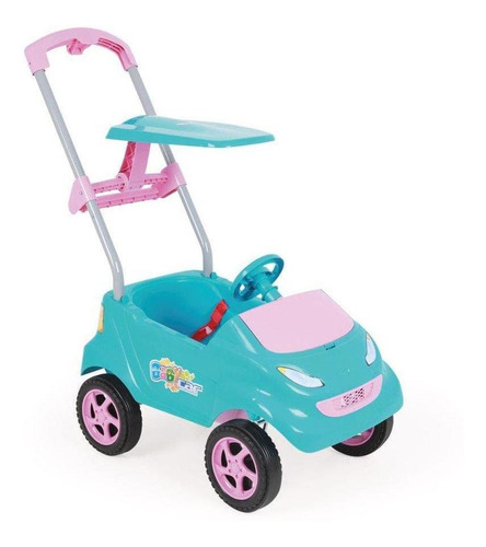 Carro Baby Car Azul/rosa Homeplay