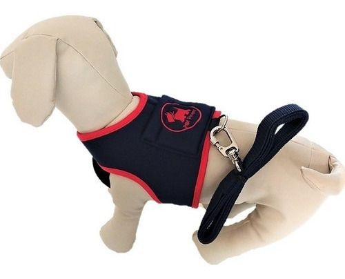 Imagem 5 de 10 de Peitoral Coleira Guia Pet Cachorro Colete Neoprene 1 Até 2kg